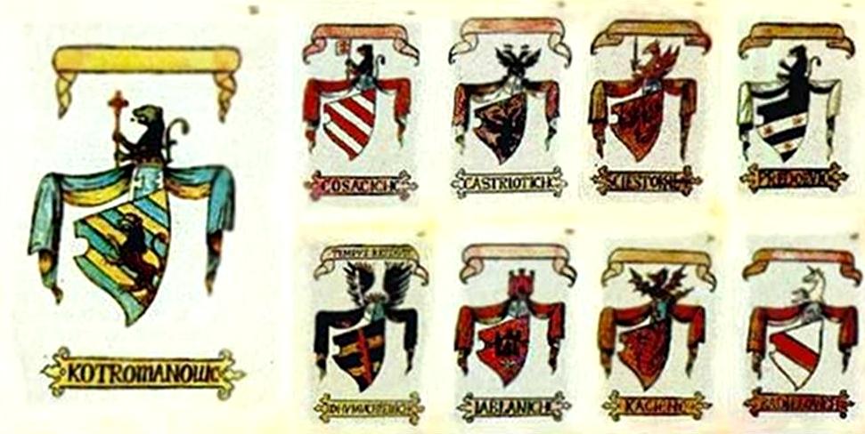 grbovi srednjovjekovnih bosanskih plemickih porodica