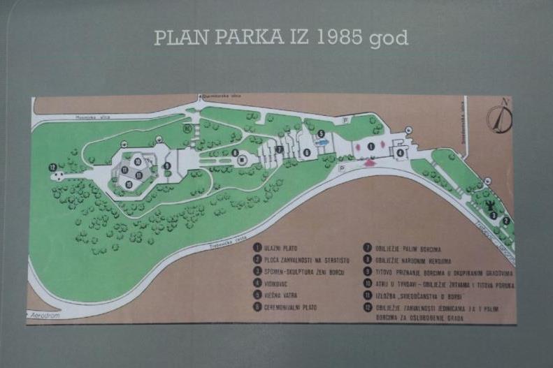 plan park vraca 1985