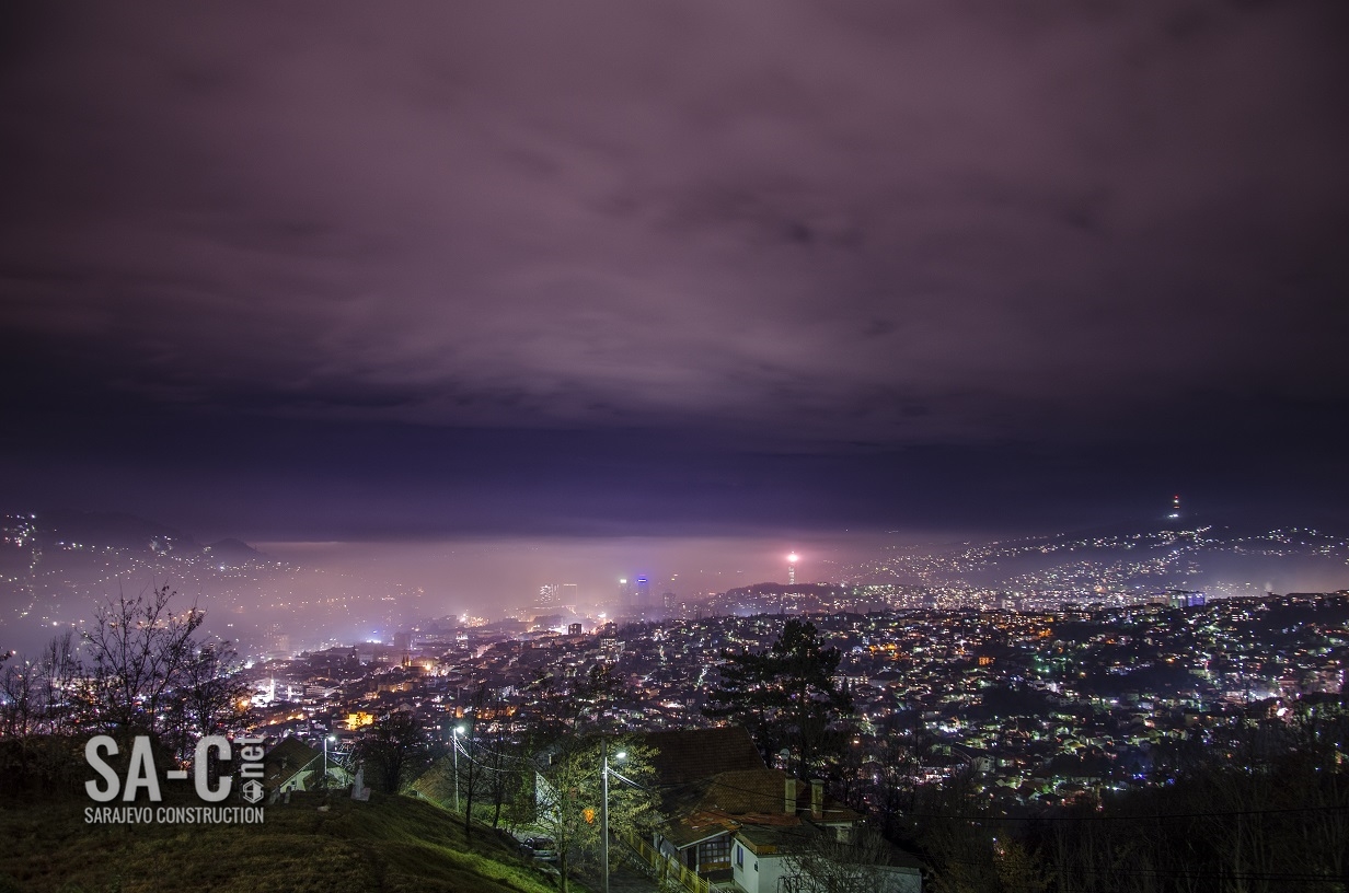 Sarajevo u magli