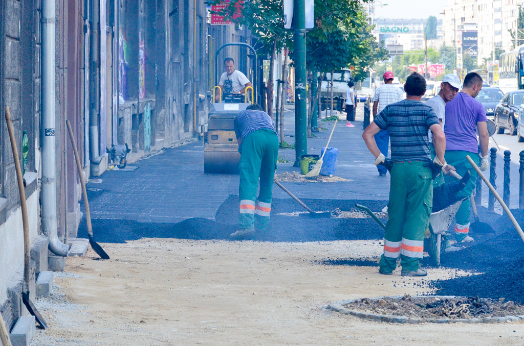 asfaltiranje trotoar zmaja od bosne novosarajevo