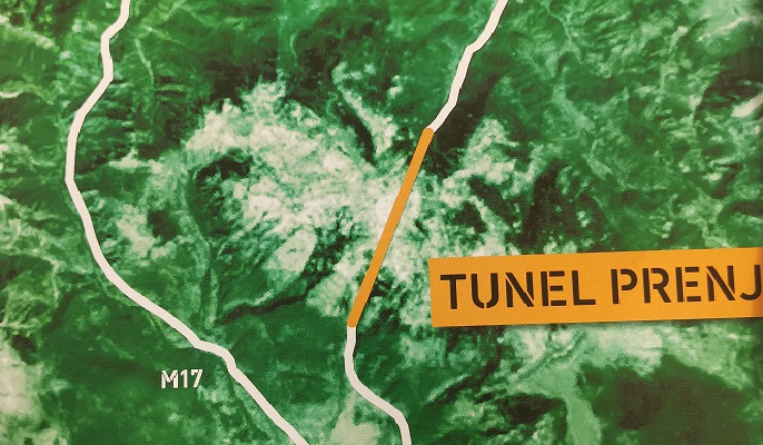tunel prenj trasa